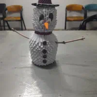 عروسک  و  اوریگامی سه بعدی