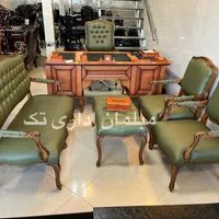 مبلمان اداری میزومبل لاکچری آنتیک مدیریت چوبی|مبلمان اداری|چهاردانگه (تهران), |دیوار