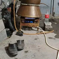 نی قازان مسی قدیمی(گلاب گیر مسی قدیمی)
