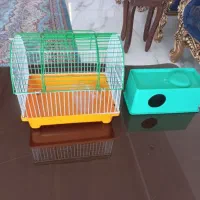 قفس همستر با لانه پرنده