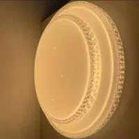 سقفی لوکس مدل دو طبقه با نور ۳ حالته|لامپ و چراغ|کرج, چمران|دیوار