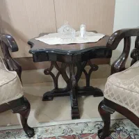 سرویس مبل کلاسیک چوب|مبلمان خانگی و میز عسلی|کرج, شهرک جهان‌نما|دیوار
