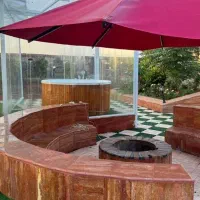 اجاره باغ ویلا استخر آب گرم جکوزی|اجارهٔ کوتاهمدت ویلا و باغ|شیراز, گویم|دیوار