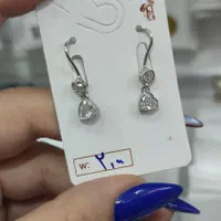 گوشواره نقره روکش طلا کد 000146 زنانه دخترانه|بدلیجات|تبریز, |دیوار