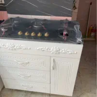 گاز صفحه ای با کابینت|اجاق گاز و لوازم برقی پخت‌وپز|کرج, ساماندهی|دیوار