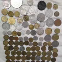 ۹۹ عدد سکه عتیقه کلکسیونی ایرانی و خارجی