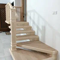 ساخت پله چوبی