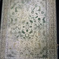 فرش سرزمین کاشان ۱۲۰۰شانه جدید سال رنگ توسی|فرش|شیراز, ریشمک|دیوار