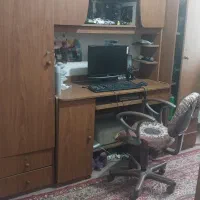 میز تحریر ام دی اف با بوفه و دو کمدپر کاربردو عالی|میز تحریر و کامپیوتر|فردیس, فردیس|دیوار