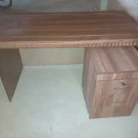 میز مدیریت بافایل سه کشو دوتا عسلی