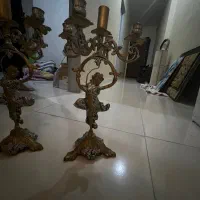 ساعت دیواری چوب راش شمعدون|ساعت دیواری و تزئینی|رشت, دیلمان|دیوار