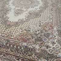 فرش ۶متری کرم در حد نو|فرش|لنجان, |دیوار