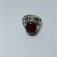 انگشتر نقره عقیق سرخ یمن طبیعی|جواهرات|تهران, امام زاده حسن|دیوار