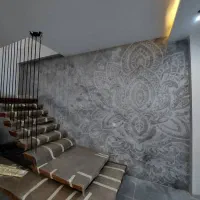 کاغذ دیواری پوستر سه بعدی ماربل ترموال پارکت کناف