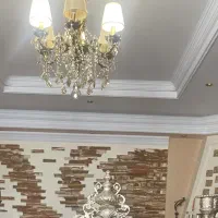 دو عدد لوستر برنج