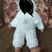 سرهمی خرگوشی تدی سفید و مخمل مناسب سیسمونی خاص|کفش و لباس بچه|تهران, خانی آباد نو شمالی|دیوار