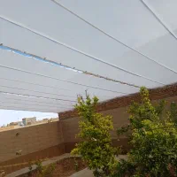 نصب توری آفتابگیر سایبان کولر پرده ضد UV