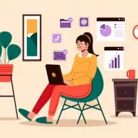 استخدام نیروی خانم و آقا برای دورکاری تعدادی حضوری
