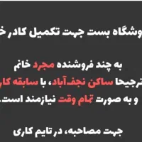 نیرو جهت فروشندگی