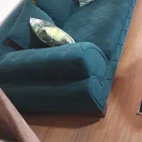 مبل راحتی تشک دوبل با۸ عدد گوسن ویک عدد مبل کردون|مبلمان خانگی و میز عسلی|ری, دولتآباد|دیوار