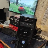 کیس گیم gtav چهار هسته گرافیک با رم ۸ gt240