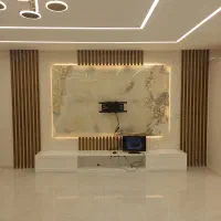 بازسازی کناف ماربل ترمووال کاغذ رنگ کفپوش لاین نور