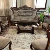 سرویس مبل سلطنتی ۹ نفره به همراه جلو مبلی ست|مبلمان خانگی و میز عسلی|بابل, |دیوار