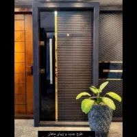 درب ضدسرقت دیپلمات نرده استیل ،شیشه سکوریت کدP032|مصالح و تجهیزات ساختمان|محمودآباد, |دیوار