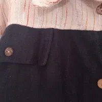 دوعدد مانتو یکی لینن یکی کت جین مشکی|لباس|مهران (ایلام), |دیوار