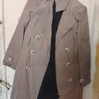 مانتو بارونی  کفش طبی نو نو  کیف چرم و برس حرارتی