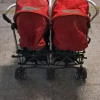 کالسکه عصایی دوقلو مارک پریناتال ایتالیا|کالسکه و لوازم جانبی|تهران, استخر|دیوار