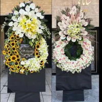 اجرای انواع تاج گل ترحیم و تبریک با ارسال