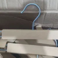 چوب کار دوگیره آویز شلوار طرح چوب کاملا نو و سالم