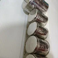 حراج ظرف شیشه‌ای باکس تی بگ جا ادویه پاسماوری کوزه