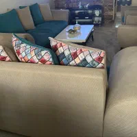 مبلمان 7 نفره و سرویس غذاخوری 6 نفره بسیار تمیز