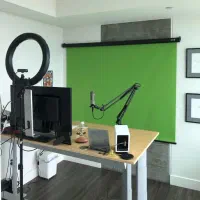 پرده و پارچه کروماکی|دوربین عکاسی و فیلم‌برداری|کرج, کرج نو|دیوار