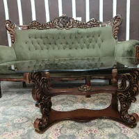 مبل سلطنتی ۹ نفره با میز عسلی