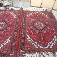 یک جفت فرش دستباف تازه از دار باز شده|فرش|آزادشهر, |دیوار