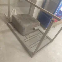 منقل گازی همراه کانال سینک ظرشوی یخچال ایستاده