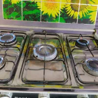 گاز پنج شعله طرح فر مدل ساینا|اجاق گاز و لوازم برقی پخت‌وپز|یاسوج, |دیوار