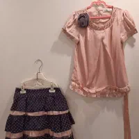 بلوز و دامن ست دخترانه MADE IN TURKEY