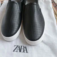 کفش چرم زارا وصندل زارا سایز41وکتونی سفیدچرم 43