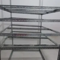 نبشی پیچ و مهره‌ ای  نبشی قفسه بندی گالوانیزه