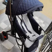 کالسکه سرمه ای نو و روروک کودک|کالسکه و لوازم جانبی|مراغه, |دیوار