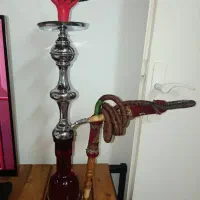 قلیان برنجی آبکاری طلا و کروم|صنایع دستی و سایر لوازم تزئینی|امیرکلا, |دیوار