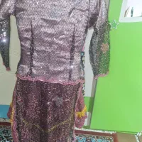 لباس محلی دخترانه|لباس|اصفهان, ناژوان|دیوار