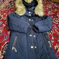 کاپشن رنگ سرمه ای مناسب ۲ تا ۵ سال