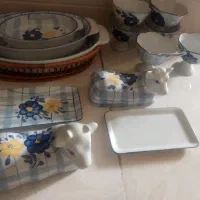 ظرف ویترینی آبی