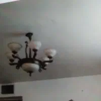 یه جفت لوستر ۶ شاخه چوبی خارجی