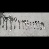 سرویس ۶۶ پارچه قاشق چنگال استیل ژاپنی مدل پر